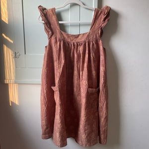 Christy Dawn Bennet Dress Silk Cotton large EUC Mauve Sunflower Dress